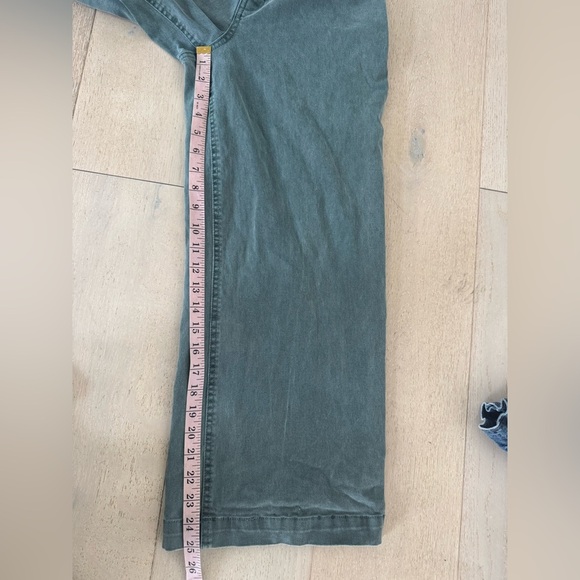 Anthropologie unpublished Gemma Wide-leg Mod Sailor Pants seawater Size 28 - Picture 9 of 12